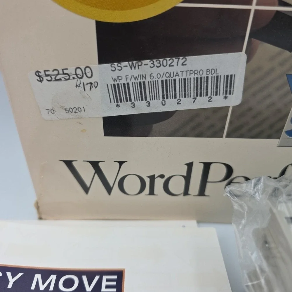 WordPerfect 6.0a for Windows CD-ROM 1993 Vintage Software